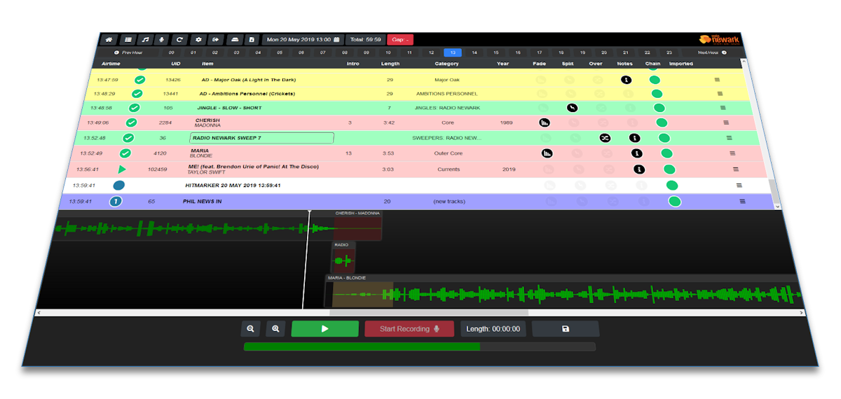PlayoutONE WebVT Voice Tracking in a web browser
